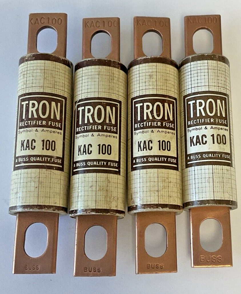 BUSSMANN KAC 100 TRON RECTIFIER FUSE***LOTOF4***