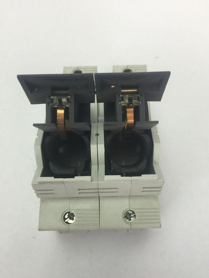 ALLEN BRADLEY 1492-FB2J30-L DUAL FUSE HOLDER 30A 600V USE CLASS J FUSES ONLY