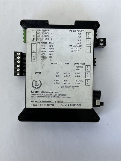 LAUREL ELECTRONICS LTA200JF TRANSMITTER 85-264VAC