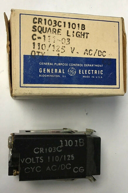 GENERAL ELECTRIC CR103C1101B SQUARE LIGHT 110/125VAC/DC