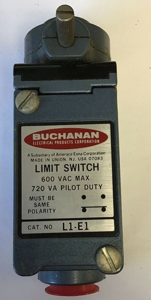 BUCHANAN OIL TIGHT LIMIT SWITCH L1-E1