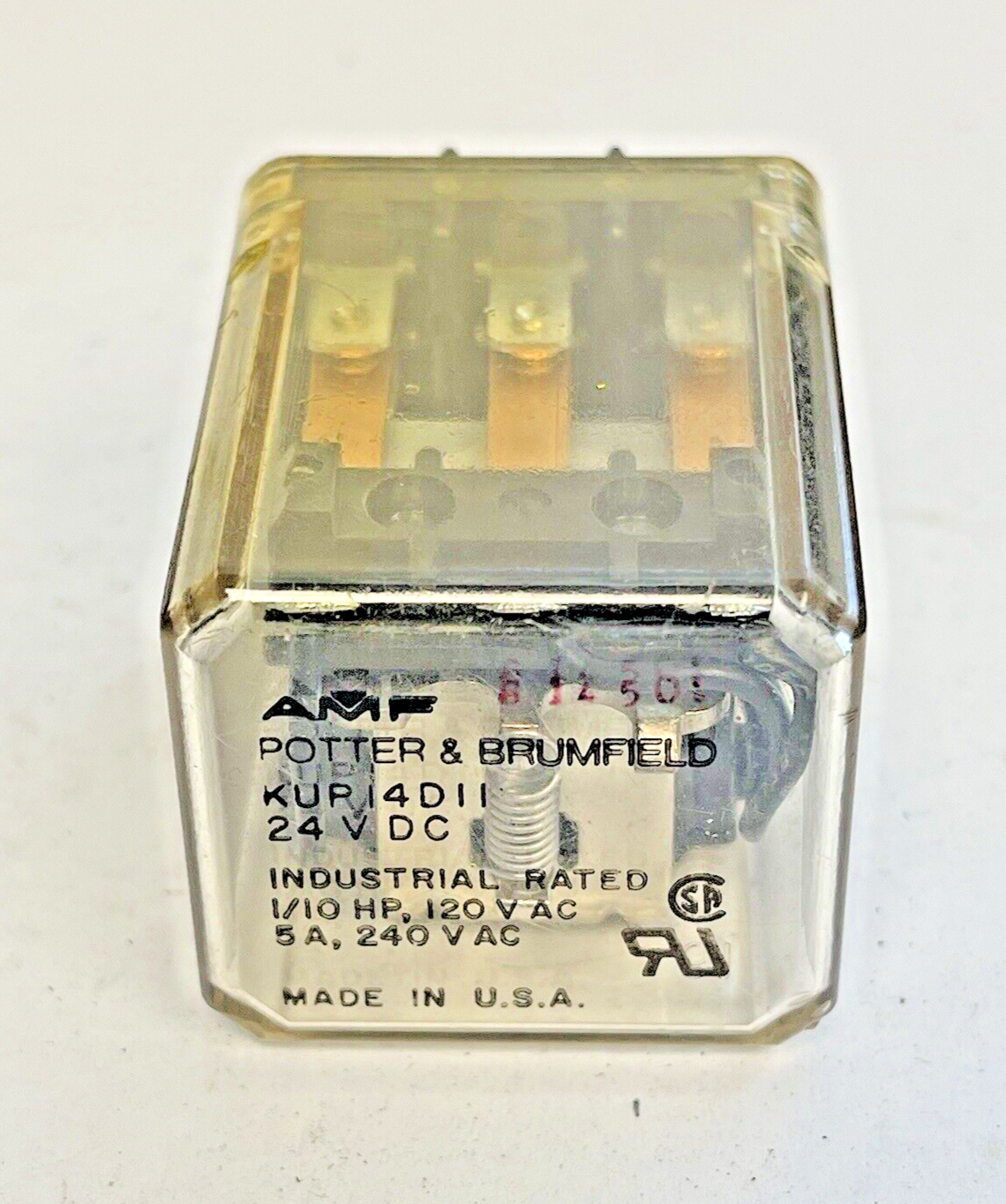 POTTER AND BRUMFIELD - KUP14D11 - RELAY & POTTER & BRUMFIELD- 27E121 SOCKET BASE