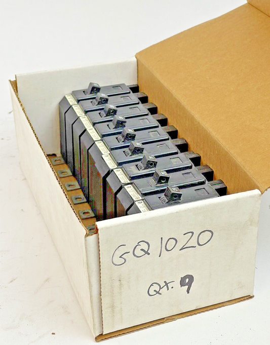 CUTLER-HAMMER *LOT OF 9* GQ1020 - 20A/1 POLE/240 VAC/QUICKLAG/BOLT-ON/GQ/-NEW