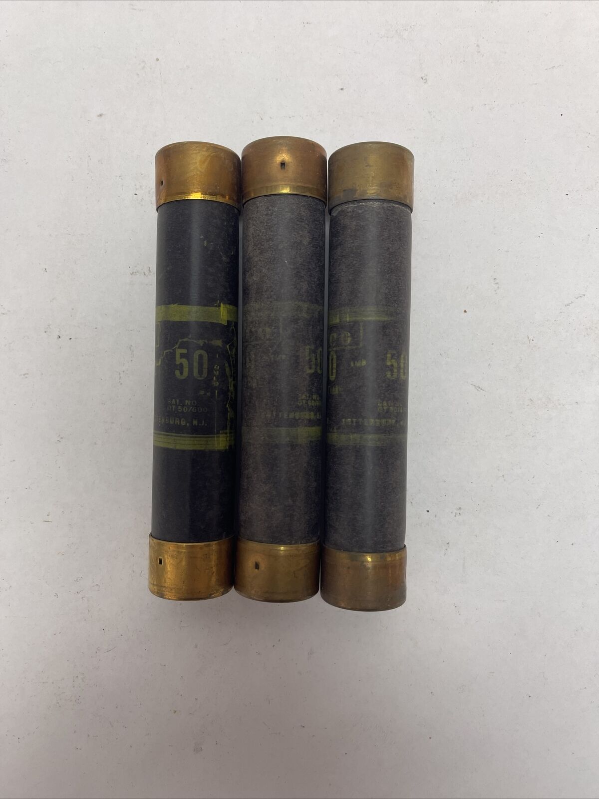 CEFCO OT50/600 ONE TIME FUSE 600V 50AMP (LOT OF 3)