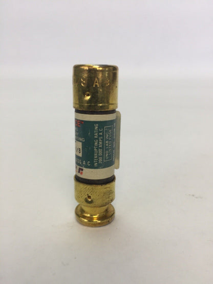 BRUSH/RELIANCE ECNR 1 1/8 FUSE 250VAC 1-1/8AMP CLASS RK5 (LOT OF 10)