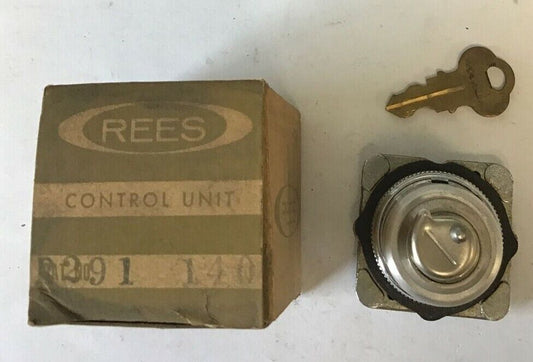 REES R291 140 KEYED OPERATOR SELECTOR SWITCH