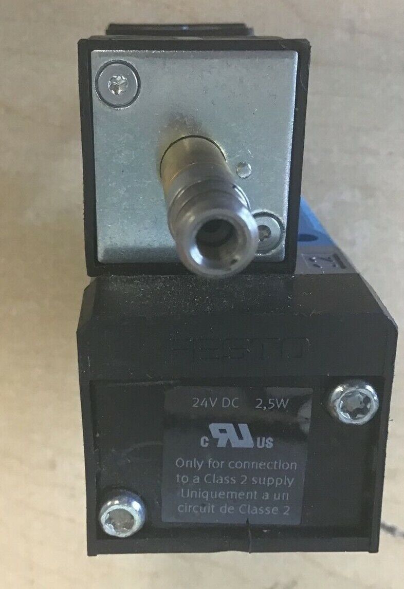 FESTO MN1H-5/3E-D-1-C SOLENOID VALVE 3-10BAR 45-145PSI 24VDC 2,5W