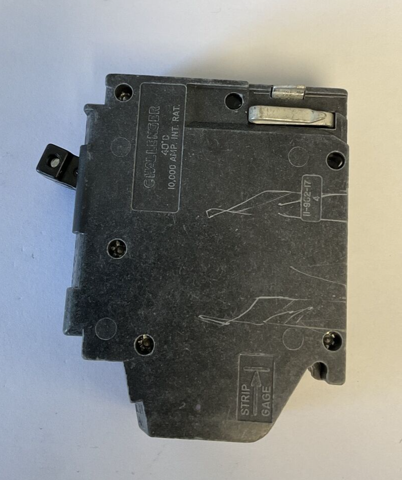 CHALLENGER A240 CIRCUIT BREAKER 40A 120/240VAC TYPE A 1POLE