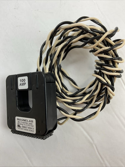 MAGNELAB SCT-0750-100 CURRENT SENSOR TRANSFORMER 100AMP TO 0.333 VOLT