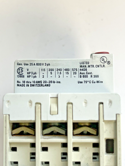 ALLEN BRADLEY - 140-MN-1600 SER. C - MANUAL MOTOR STARTER