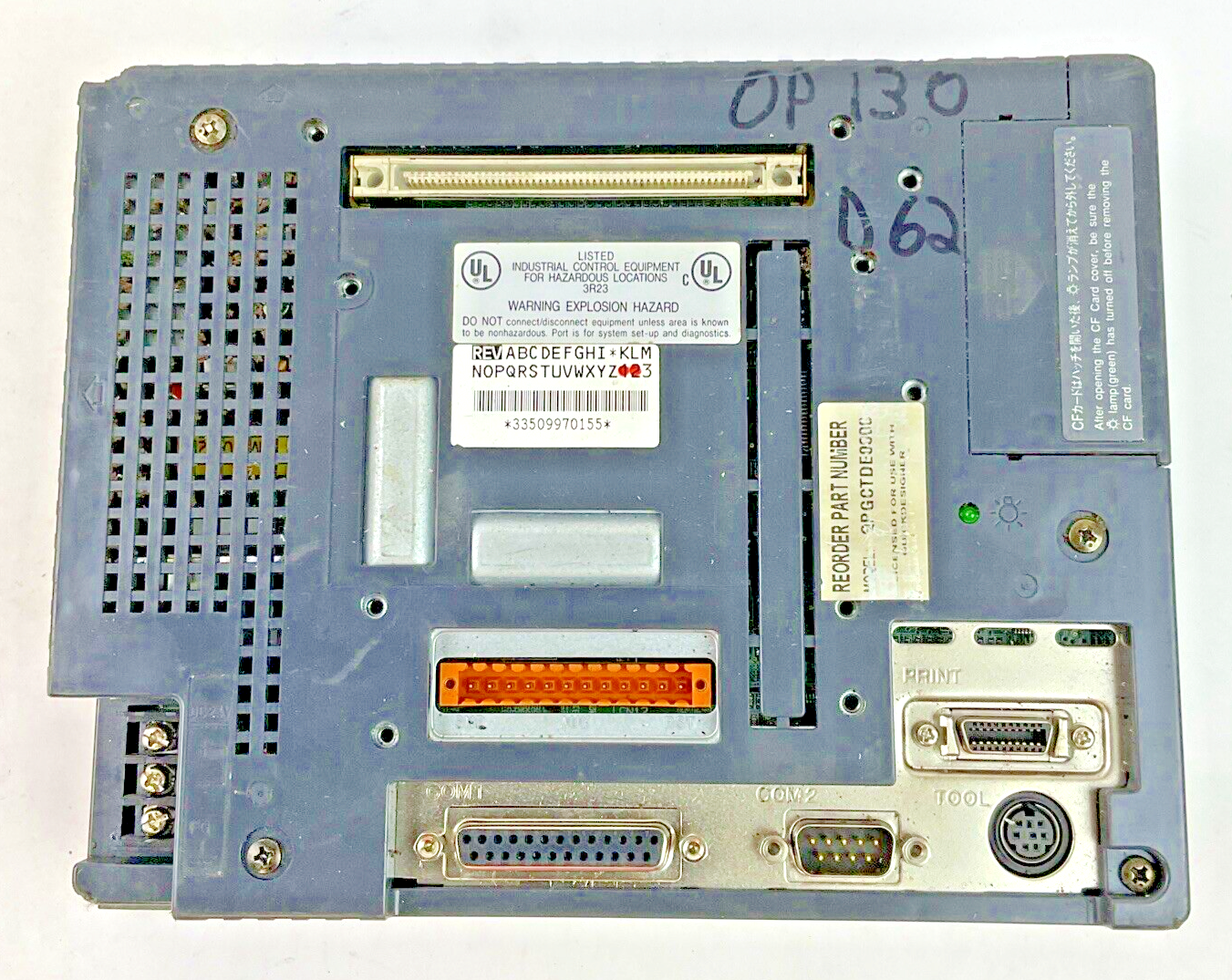 PROFACE GP2400-TC41-24V OPERATOR SCREEN/PANEL 2880061 24VDC1.2A 28W