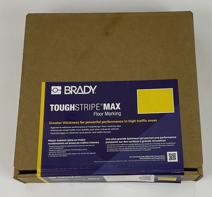 BRADY 149629 TOUGH STRIPE YELLOW FLOOR TAPE