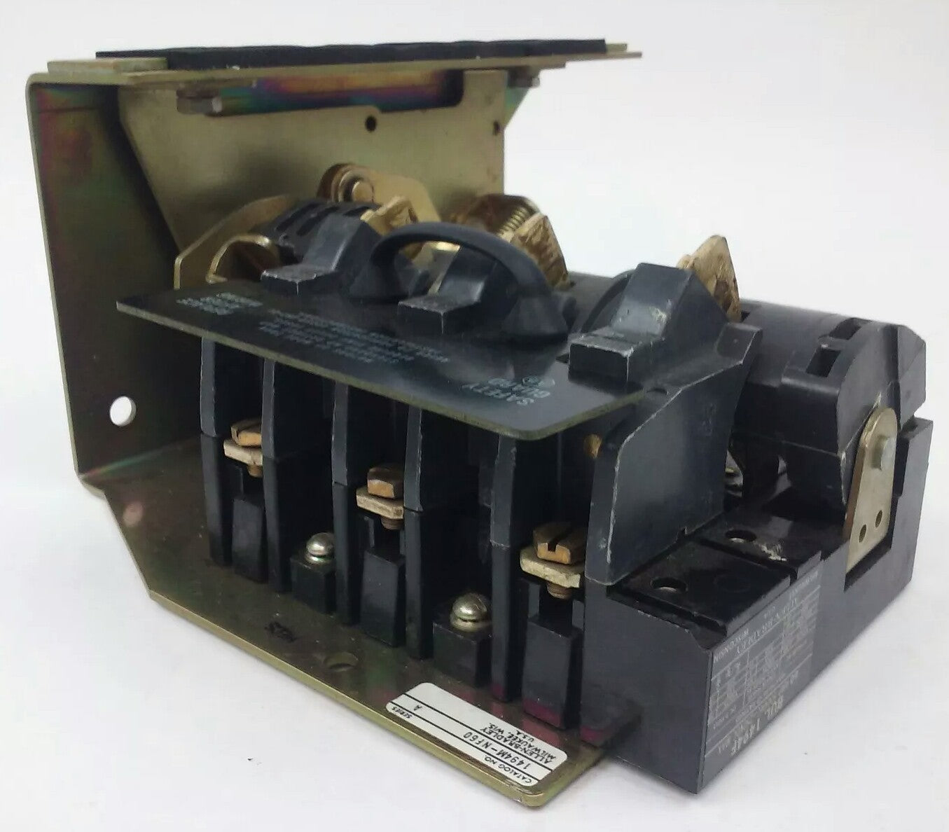 ALLEN BRADLEY 1494M-NF60 SER. A, FUSIBLE DISCONNECT SWITCH, 3P, 60A, 600V-250DC