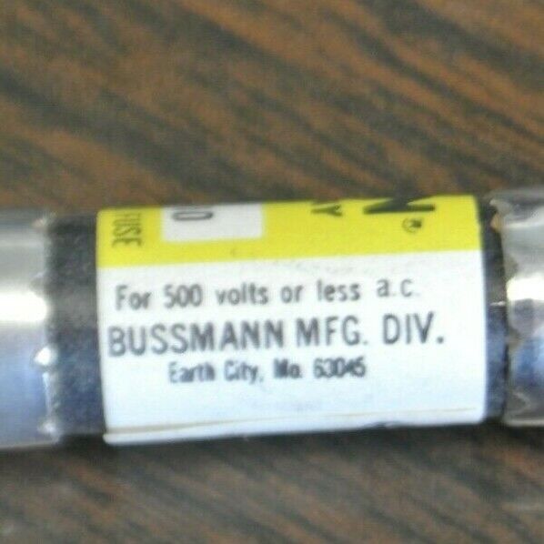 LOT of 6 / BUSS FNQ-2/10 TIME-DELAY FUSE 2/10A / 500V / NEW SURPLUS