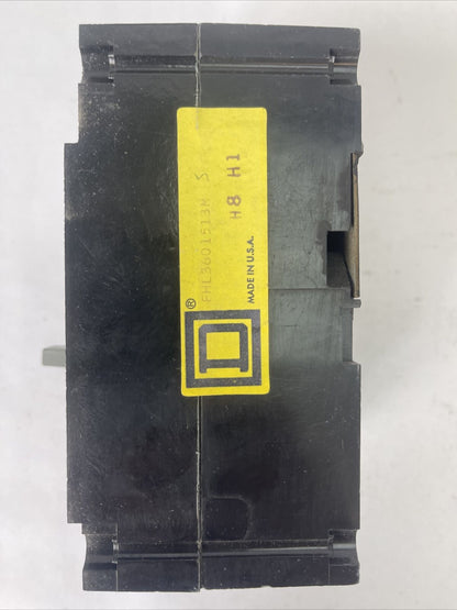 SQUARE D FHL3601513MS CIRCUIT BREAKER 15A 600VAC 3POLE MAGNETIC ONLY ADJUSTABLE