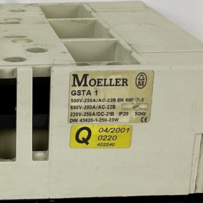 MOELLER GSTA 1 DISCONNECT SWITCH 250A