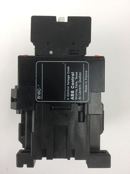 ABB B16-40-00 CONTACTOR 600V 21A COIL 120V 60HZ 110V 50HZ CA7-10-01