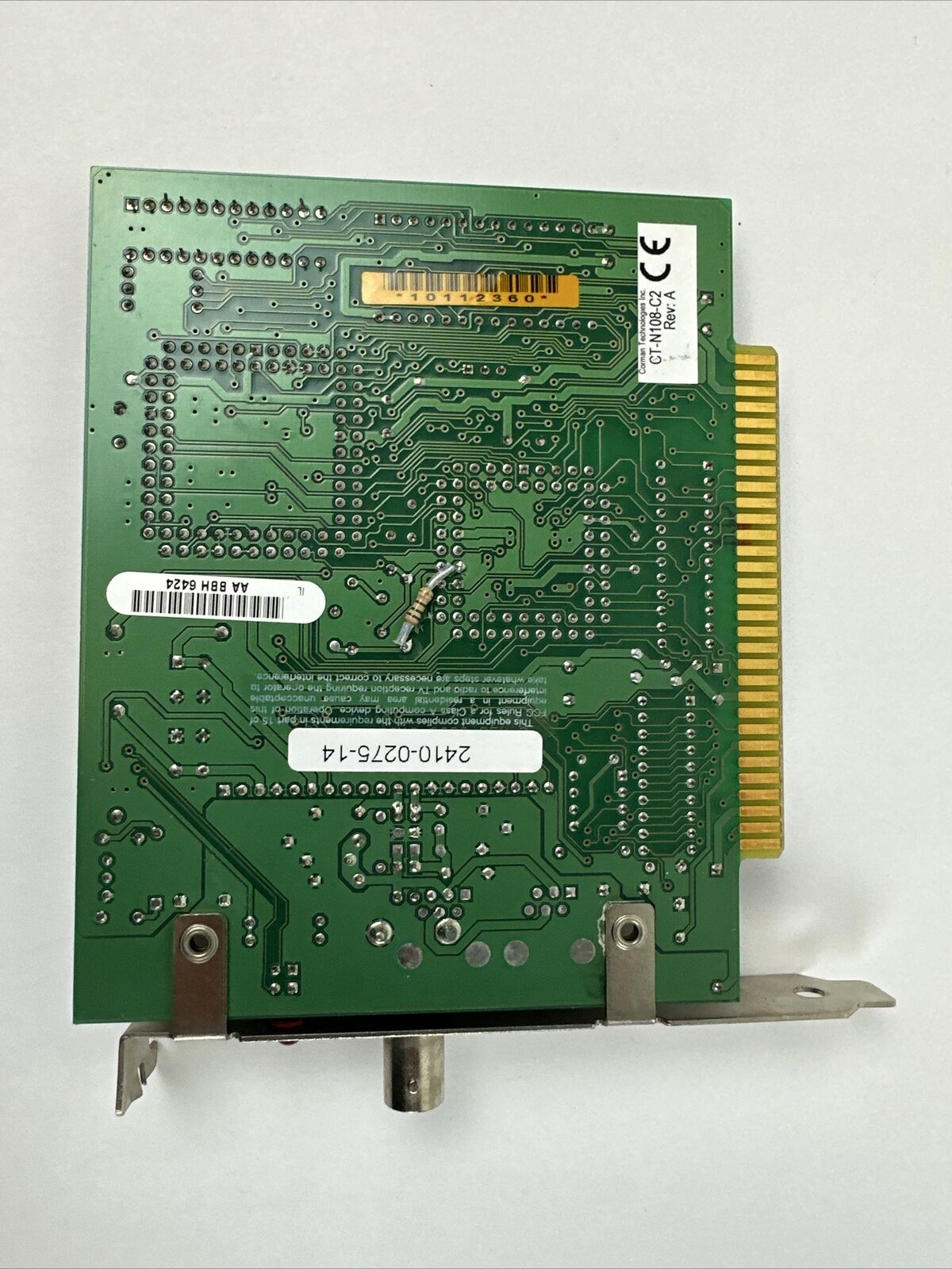 CORMAN TECHNOLGIES CT-N108-C2 REV A CIRCUIT BOARD