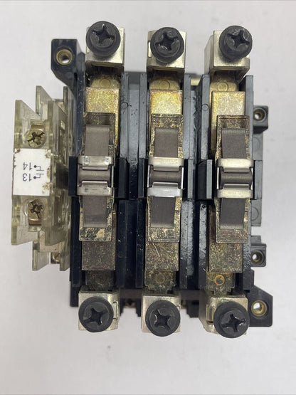 ALLEN BRADLEY 100-A60N*3 CONTACTOR SER C 60A 600VAC 50HP COIL120V 60HZ