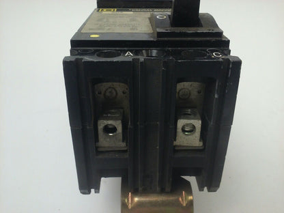 SQUARE D KA26020AC SERIES 2 THERMAL-MAGNETIC CIRCUIT BREAKER 2P 20A 600VAC 25KA