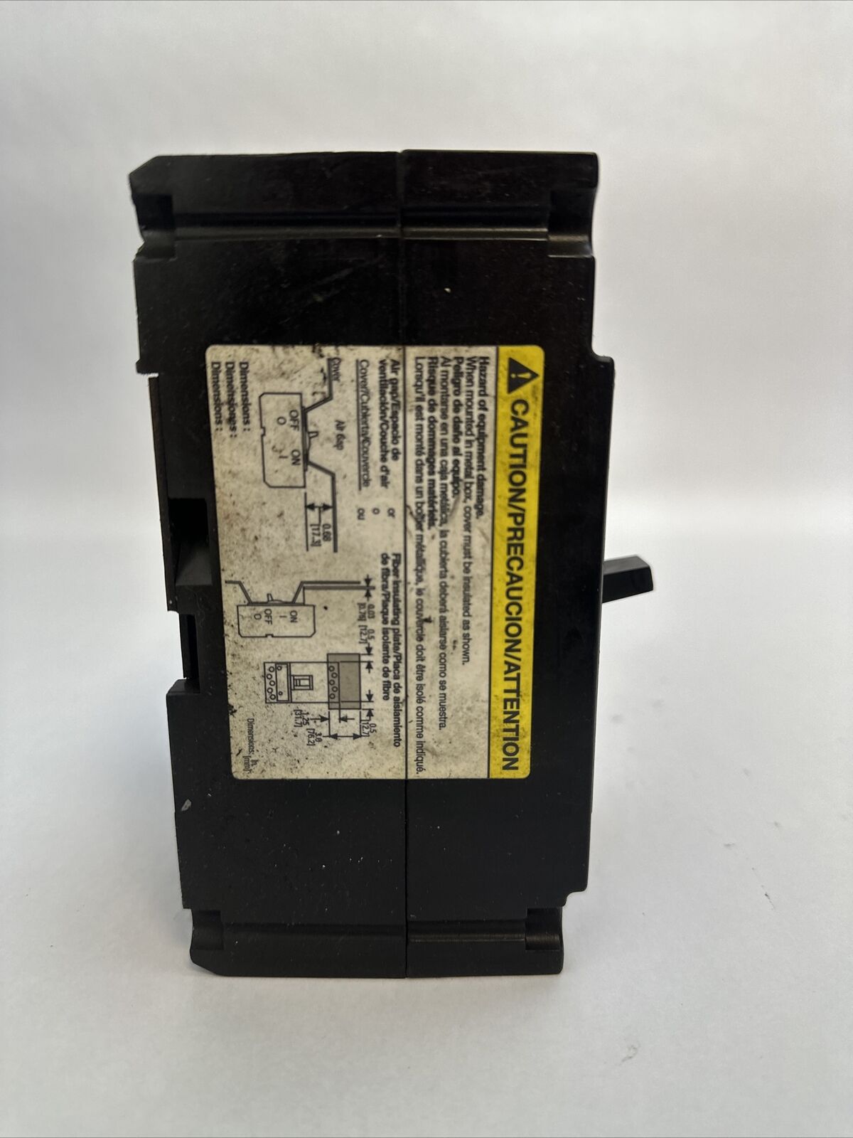 SQUARE D FAL340601212 CIRCUIT BREAKER 480VAC 250VDC 60A 3P