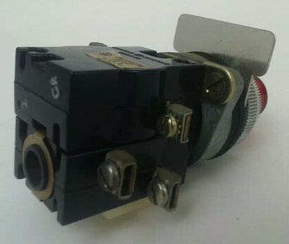 GENERAL ELECTRIC CR294UW221A2 RED PUSH BUTTON 110V 50/60HZ