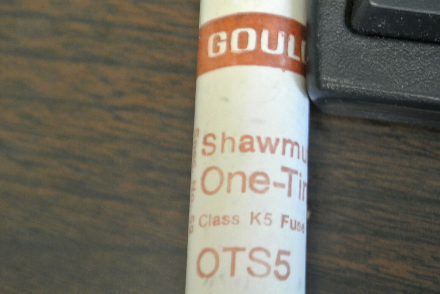 LOT of 8 / GOULD SHAWMUT OTS5 / ONE-TIME FUSE / 5A / 600V / NEW SURPLUS