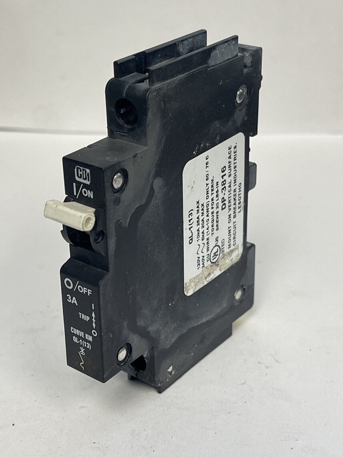 CB *LOT OF 4* - IEC 60947-2 - 1P CIRCUIT BREAKERS - 2A & 5A (W/D9-3816), 3A, 6A