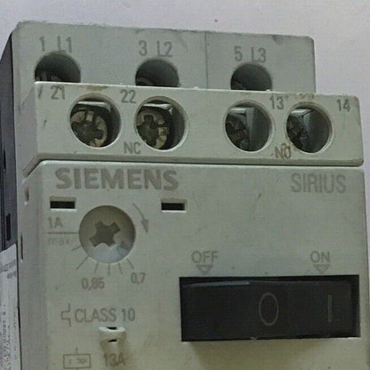 SIEMENS 3RV1011-0JA15 CIRCUIT BREAKER 13A 600V