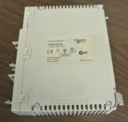 SCHNEIDER ELECTRIC TSXDEY64D2K / INPUT MODULE 24VDC SINK CONN / for PARTS