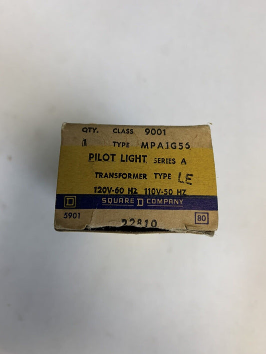 Square D 9001 MPA1G56 Pilot Light Series A LE
