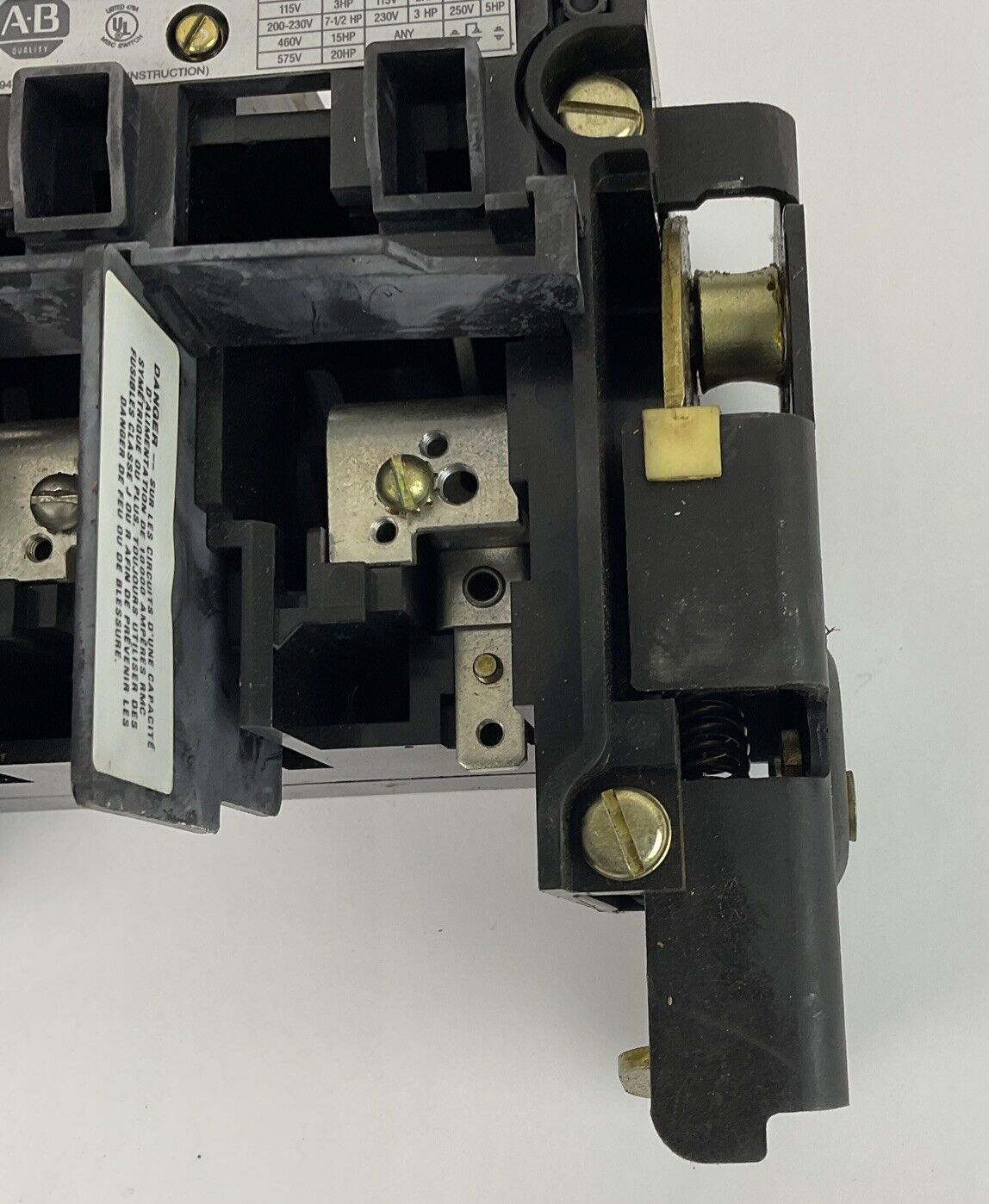 ALLEN-BRADLEY 1494V-DS30 LINE TERMINALGUARD  30A SER.A 600VAC 250VDC