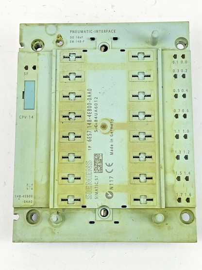 SIEMENS - 6ES7 148-4EB00-0AA0 - SIMATIC S7 PNEUMATIC INTERFACE FOR ET 200 PRO