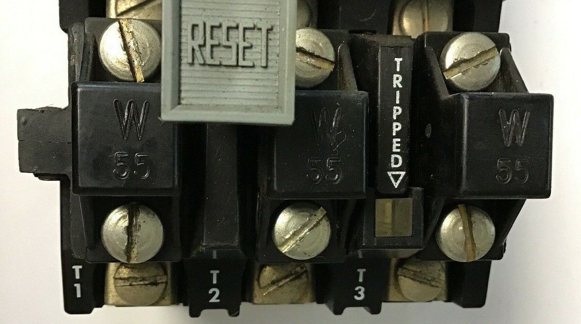 ALLEN BRADLEY 509-B0D SER.B SZ.1 W/CB236 COIL/ W55 / W/595-A SER.B AUX CONT.