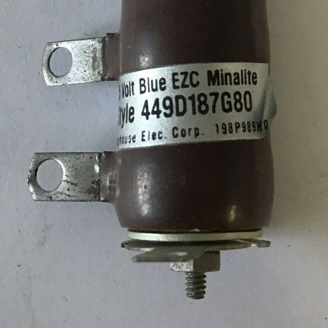 WESTINGHOUSE 449D187G80 TYPE EZC MINALITE 125V BLUE LENS