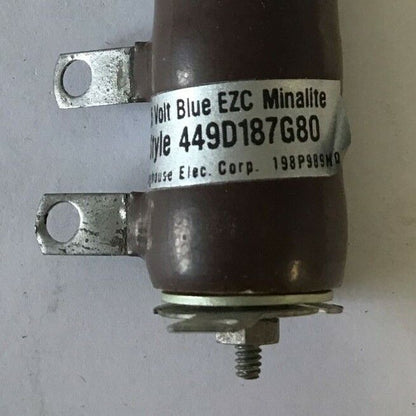 WESTINGHOUSE 449D187G80 TYPE EZC MINALITE 125V BLUE LENS