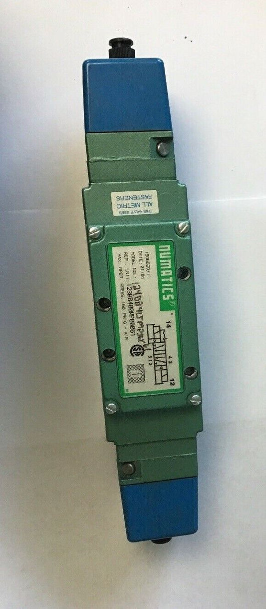 ISO 5599/11 NUMATICS SOLENIOD VALVE 150PSI W/ 236-384B VALVE COILS