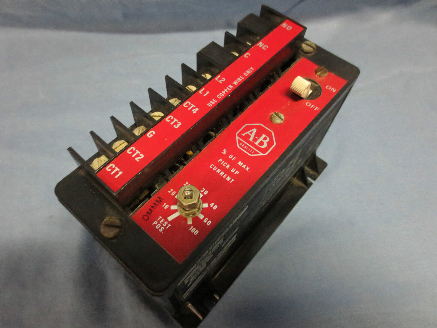 ALLEN-BRADLEY 1409-FOBD, Ser. A ARCING GROUND FAULT RELAY