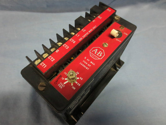 ALLEN-BRADLEY 1409-FOBD, Ser. A ARCING GROUND FAULT RELAY