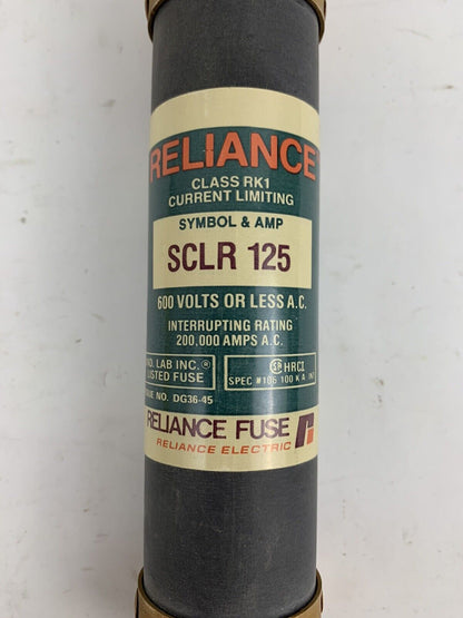 Reliance SCLR125 125A 600V Fuse