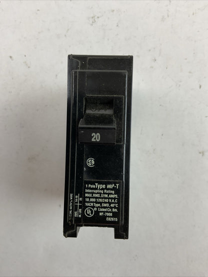 MURRAY MP120 1POLE 20AMP 120/240VAC TYPE MP-T CIRCUIT BREAKER