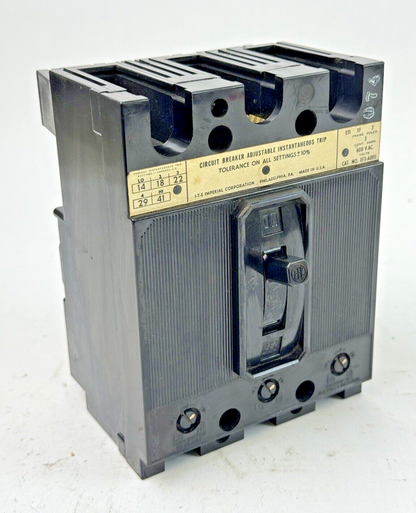 ITE / SIEMENS - EF3-A005 - MOLDED BREAKER W/ ADJ. TRIP - 3 POLE/5A/600 VAC