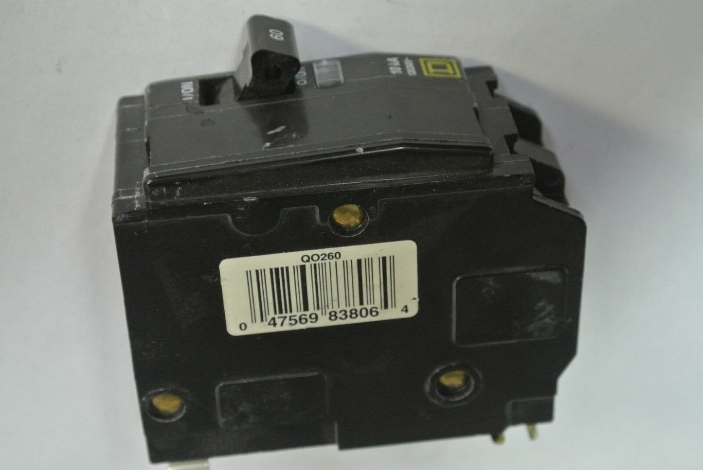 SQUARE D CIRCUIT BREAKER - 2-POLE, 1 THROW - 60A