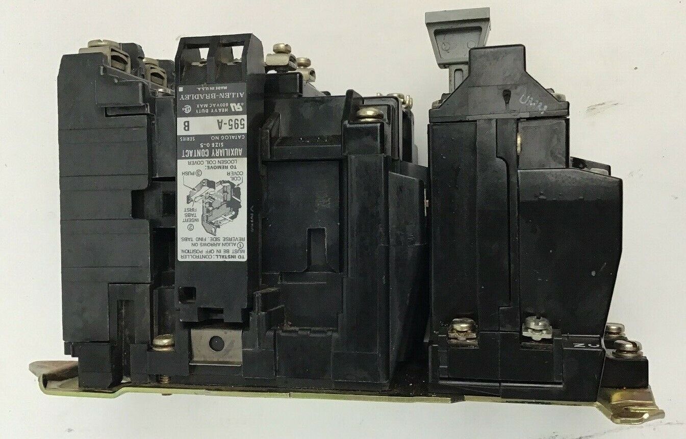 ALLEN BRADLEY 509-B0D SER.B SZ.1 W/CB236 COIL/ W50 / W/595-A SER.B AUX CONT.