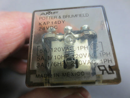 POTTER & BRUMFIELD KAP14DY RELAY - 11-PIN - 24VDC