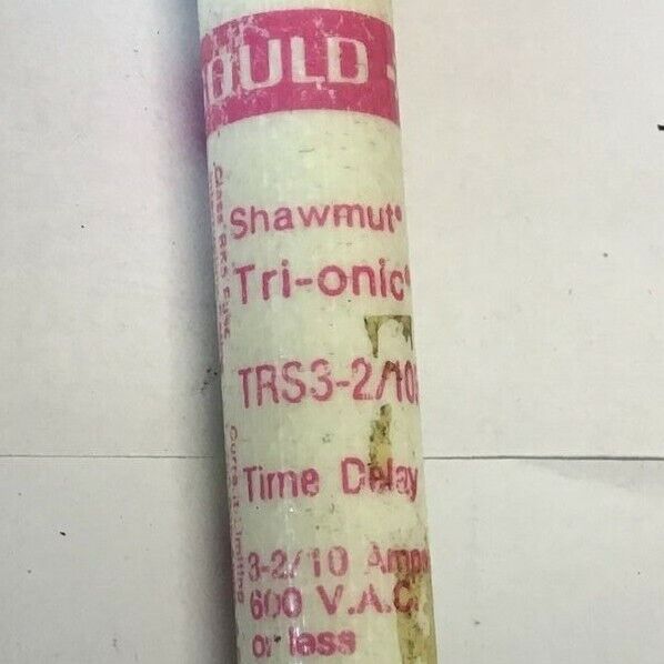 GOULD SHAWMUT TRS3-2/10R TRI-ONIC 3 2/10AMP TIME DELAY 600V  ***LOTOF10***