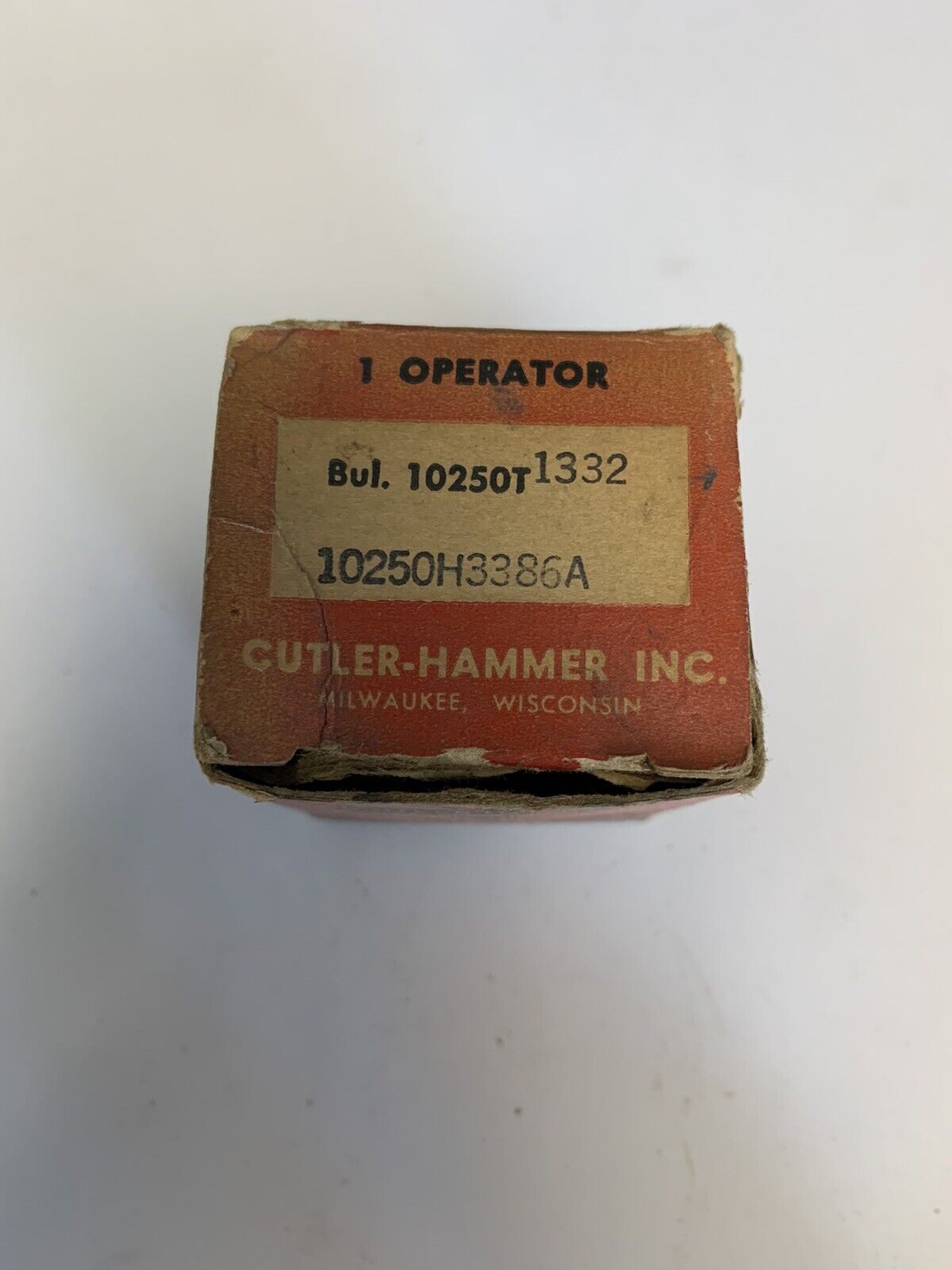 Cutler-Hammer 10250T1332 Operator Switch