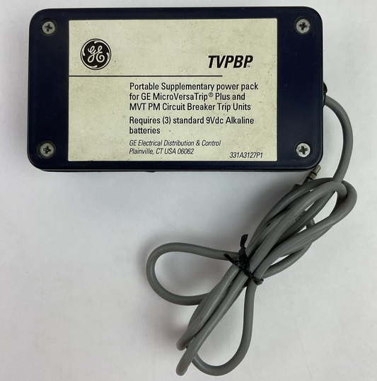 GE TVPBP PORTABLE SUPPLEMENTARY POWER PACK FOR GE MICRO VERSA TRIP PLUS AND MVT