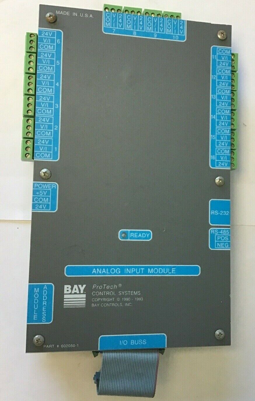 BAY PROTECH ANALOG INPUT MODULE 602050-1