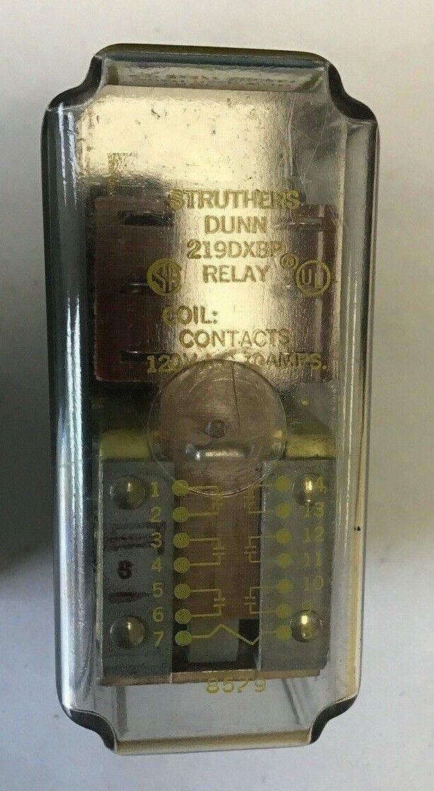 STRUTHERS-DUNN 219DXBP RELAY 120VAC 10A